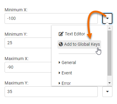 Adding to Global Keys